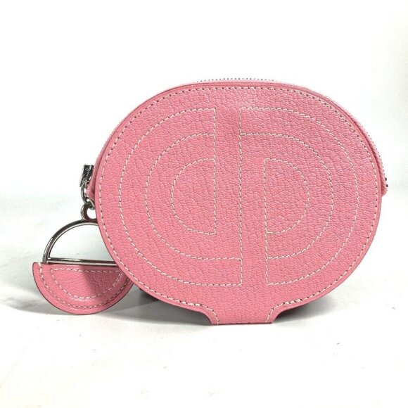 ERMES In the loop Wallet Coin Compartment coin purse Chevre Rose Confetti pink - Picture 3 of 13